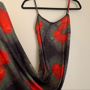 Omighty one love heart maxi dress